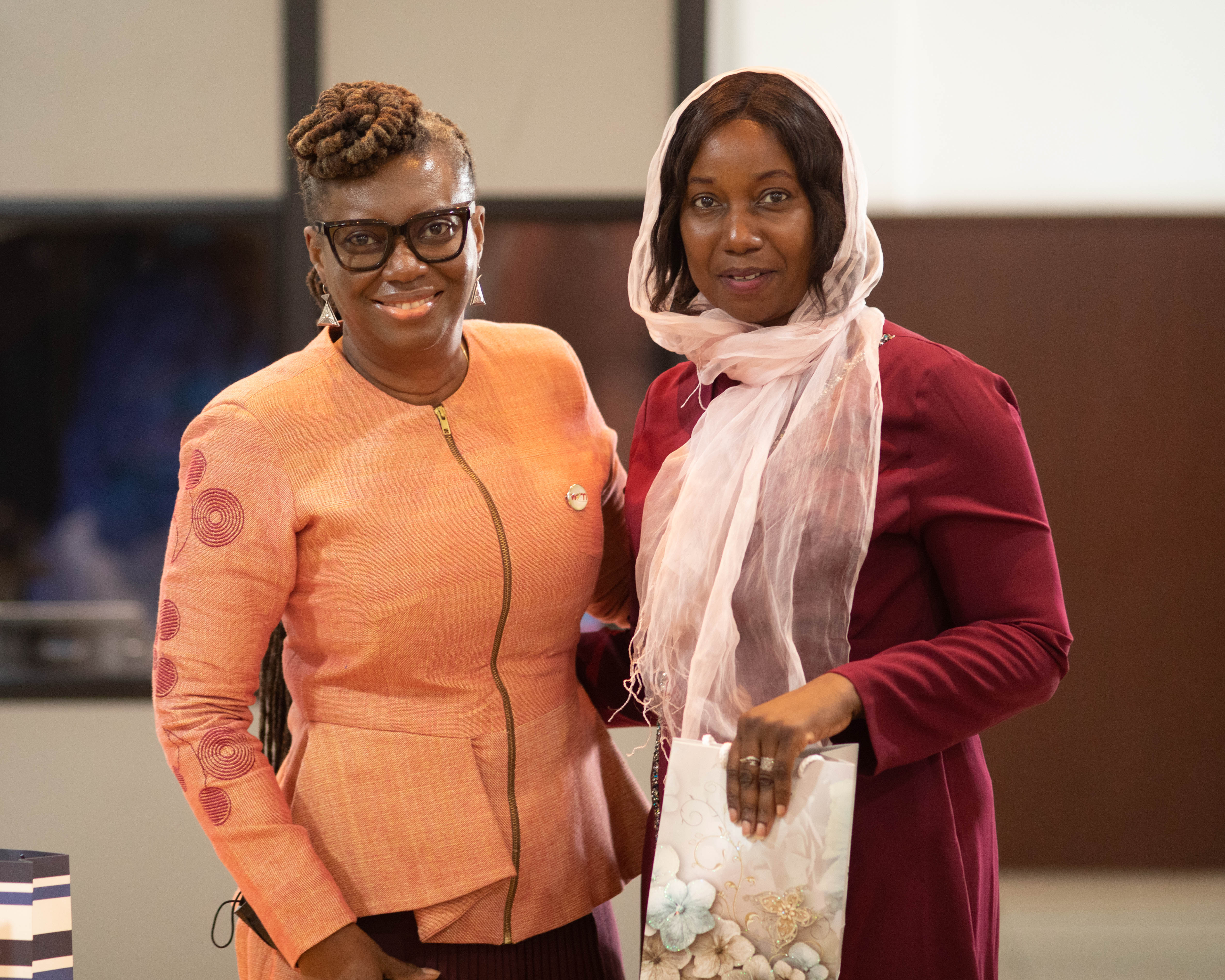 WIM Ghana members at a networking event